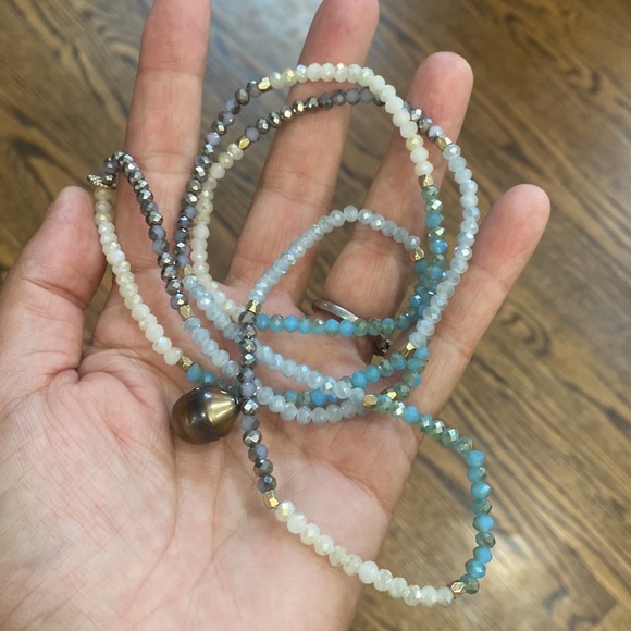 Soft Surroundings necklace enhanced with a genuineTahitian pearl - Picture 6 of 7